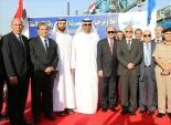 الجرافات البحرية الإماراتية تحتفل ببدء تنفيذ تكريك القناة الجديدة