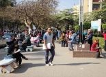 طالبات الإخوان بـ«الأزهر» يقطعن شارع مصطفى النحاس
