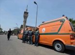 سيارات الإسعاف تصل إلى محيط مكتبة الإسكندرية لنقل المصابين