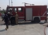 اندلاع حريق بغرفة قيادة سفينة بميناء غرب بورسعيد دون إصابات