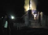 حريق بمحول كهرباء بجوار مركز شرطة كفر صقر في الشرقية