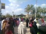 تظاهرة لطالبات أزهر 