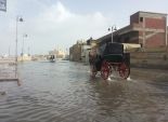 غرق محيط قلعة قايتباي بالإسكندرية بعد ارتفاع موج البحر إلى 4 أمتار