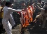 بالصور| تجدد المظاهرات بالقرب من السفارة الأمريكية باليمن