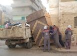 حملة لإزالة المخلفات بحي العامرية غرب الإسكندرية