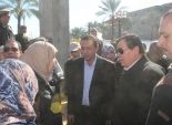 محافظ دمياط يفتتح مدخل مدينة عزبة البرج ويتفقد مشروع الصرف الصحي