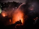 عاجل| حريق هائل بالمنطقة الصناعية في مدينة بدر