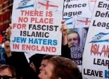 مظاهرة في بريطانيا ضد بناء المساجد