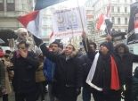 بالصور| الجالية المصرية في النمسا تنظم وقفة ضد الإرهاب