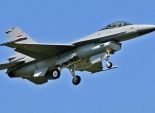 تحليق مكثف لطائرة F16 في سماء الشيخ زويد ورفح