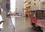 حي العجمي ينتهي من إصلاح خط مياه أم زغيو في الإسكندرية