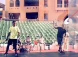 بالفيديو| عمرو دياب يشارك في مباراة سكواش قبل بطولة الجونة الدولية