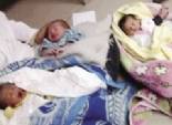 أطفال حديثى الولادة على الأرض فى مستشفى الشاطبى