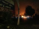 عاجل بالصور| حريق ضخم في سوق الجملة بـ 6 أكتوبر