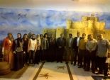 رئيس جامعة الإسكندرية يفتتح المعرض الفني الـ13 لطلاب المدن الجامعية