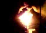 بالفيديو| لحظة اندلاع الحريق في مصنع الإسفنج بمدينة بدر