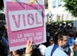 مظاهرة أمام محكمة تونسية للتنديد باغتصاب فتاة بواسطة شرطيين