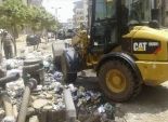 حملة مكبرة لإزالة القمامة بالسنانية في دمياط