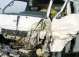 مصرع وإصابة 11 في حادث انقلاب سيارة أجرة على طريق السويس - السخنة