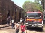 بالفيديو| الحماية المدنية تسيطر على حريق مدرسة قصر الأمير طوسون