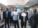 وقفة احتجاجية لمحاميي المنيا ضد 