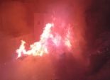 الحماية المدنية تسيطر على حريق هائل في معرض موبيليا بدمياط
