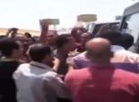 أنصار الإخوان يقطعون طريق أبوقير بالإسكندرية للمطالبة بعودة مرسي