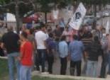  معارضو مرسي بالمنيا يحملون صورة الرئيس جمال عبد الناصر أثناء تظاهراتهم