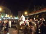 بالصور| أغاني وطنية ورقص بالخيول احتفالا بالقناة الجديدة في قنا