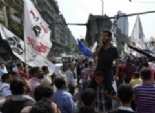 اشتباكات بالأيدي بين 6 إبريل ومتظاهري شبرا أمام مسجد الفتح