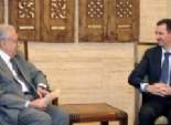 بشار يؤكد للإبراهيمي أن أي مبادرة سياسية يجب أن تقوم على مبدأ رفض الإرهاب