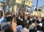 عمال شركة غزل شبين الكوم يتظاهرون احتجاجا على تأخر صرف رواتبهم