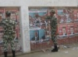 الجيش يزيل لافتات المرشحين بدمياط ومخالفات بالجملة فى عدد من اللجان 