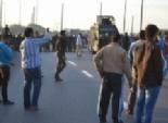 أهالي العامرية يقطعون الطريق الصحراوي احتجاجا على سوء تأمين كوبري المشاة