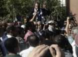 تظاهرات للقوى السياسية والجالية الفلسطينية بـ6 أكتوبر أمام جامع الحصري