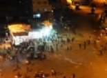 قوات الأمن تفض تجمع أنصار المعزول أمام قسم شرطة حلوان