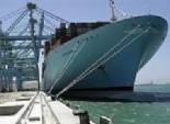ميناء دمياط يستقبل أكبر سفينة حاويات عملاقة طولها 280 مترا