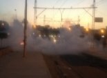 الشرطة تطلق الغاز المسيل للدموع لفك حصار قسم دار السلام بسوهاج