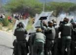  اشتباكات بين الشرطة الفنزويلية ومعارضين في شوارع 