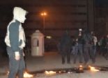 مجهولون يطلقون الخرطوش أمام ديوان محافظة الدقهلية بعد تفريق قوات الأمن للمتظاهرين بالقوة