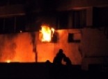  حريق هائل بمصنع لورق الكرتون في مدينة قليوب