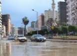 هطول أمطار خفيفة على الإسكندرية
