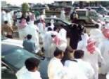  الشرطة السعودية تفض مظاهرة في القصيم وتعتقل 161 شخصا 