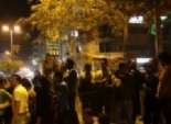  متظاهرو المنصورة يتضامنون مع ضابط شرطة بعد تهديده من حركة 
